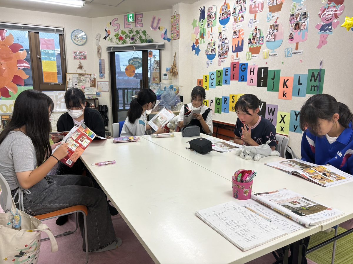 中学生コースのレッスン風景