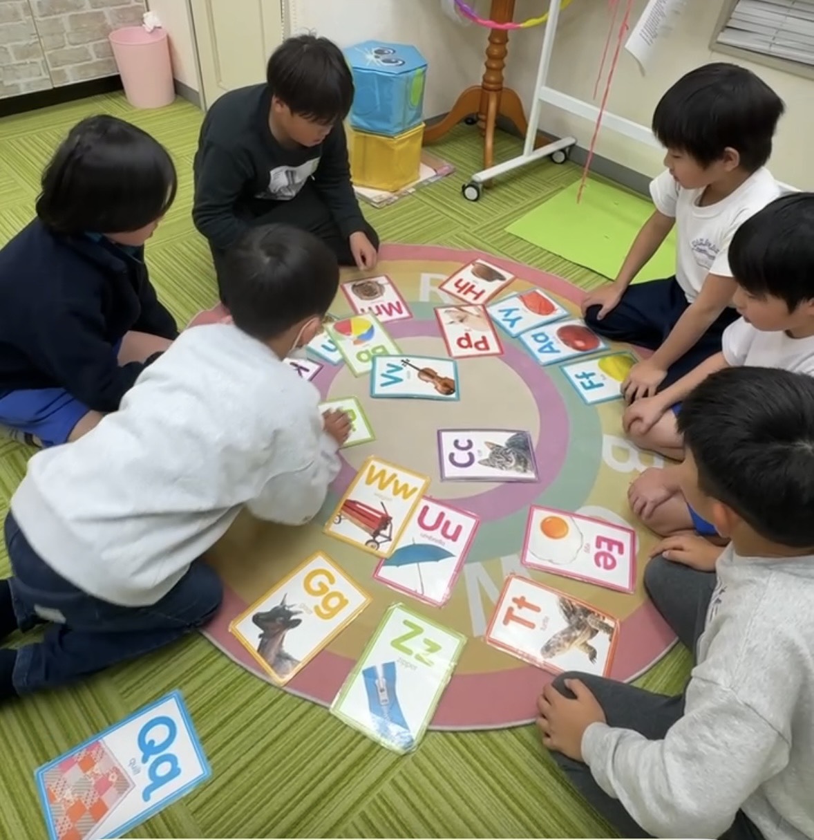 小学生Aコースのレッスン風景