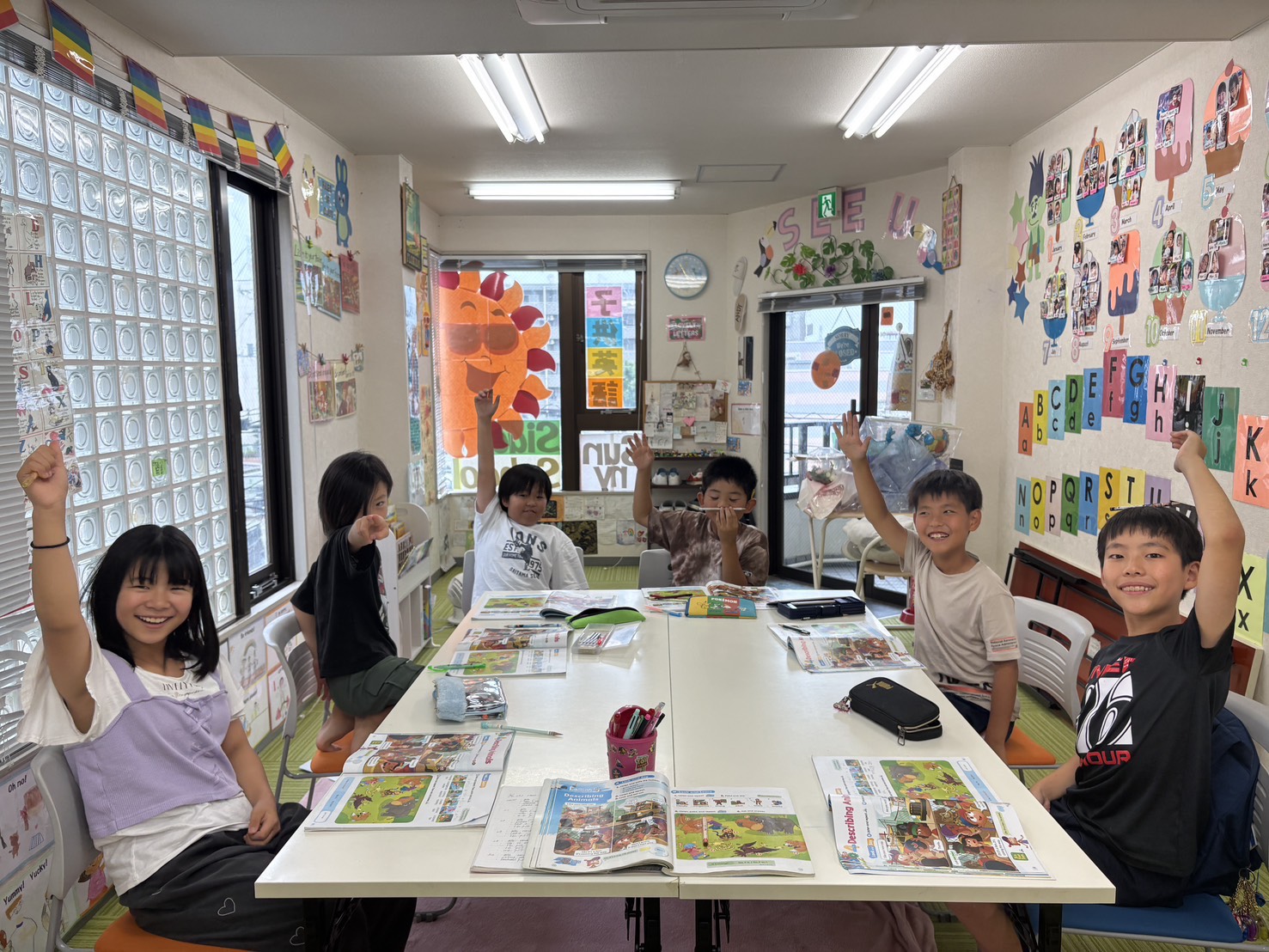 小学生Bコースのレッスン風景