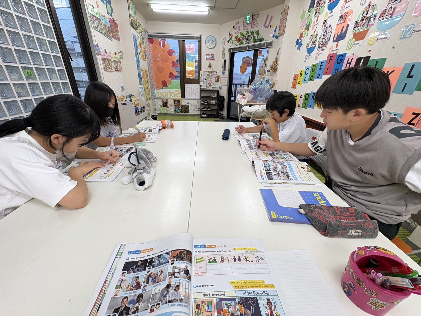 小学生Cコースのレッスン風景