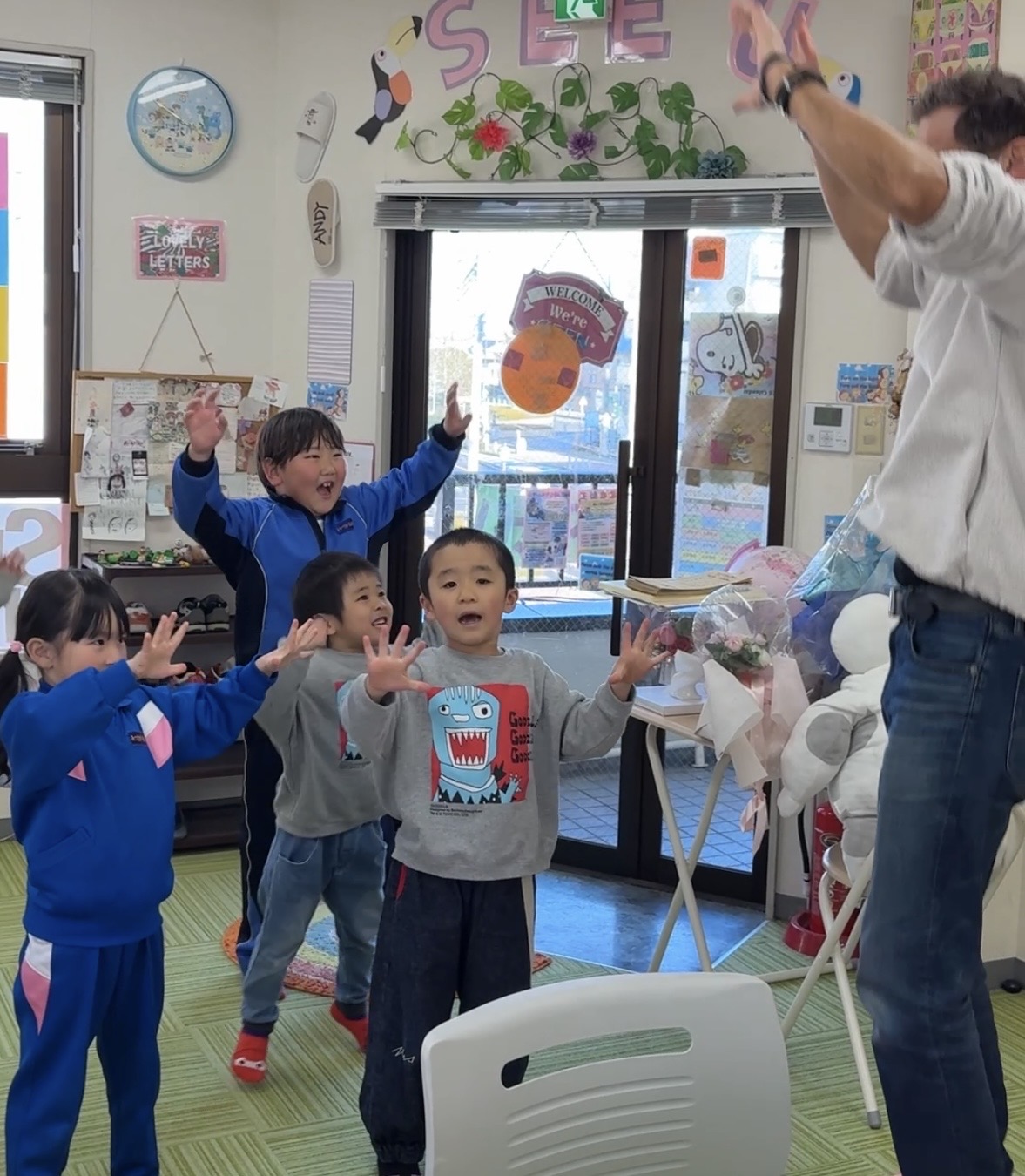 幼児コースのレッスン風景